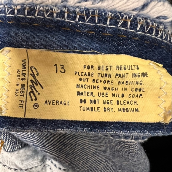 Vintage 1980s made in the USA Chic Mom Jeans size 13 - Picture 9 of 14